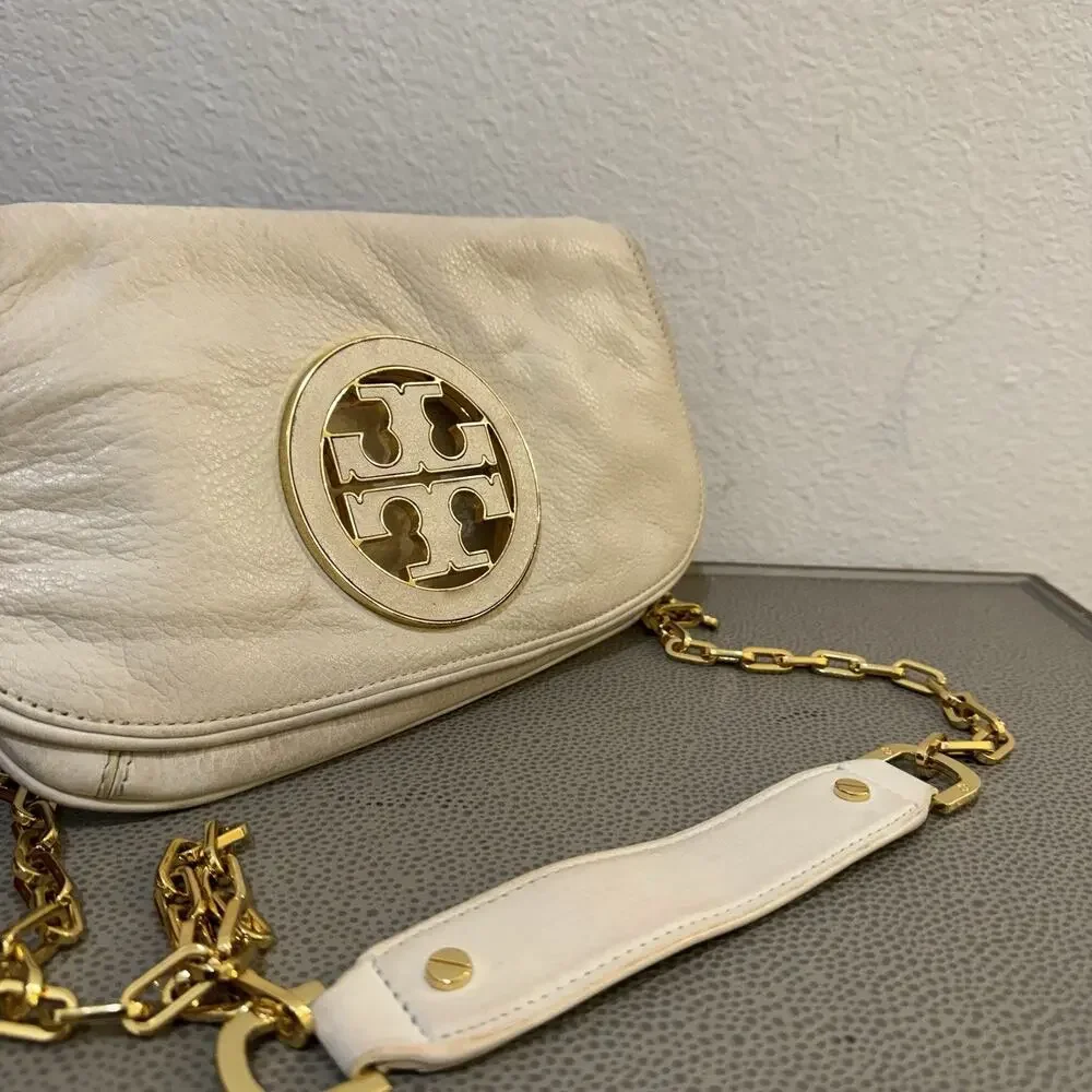 Tory Burch Ivory Amanda Crossbody Bag/ Clutch